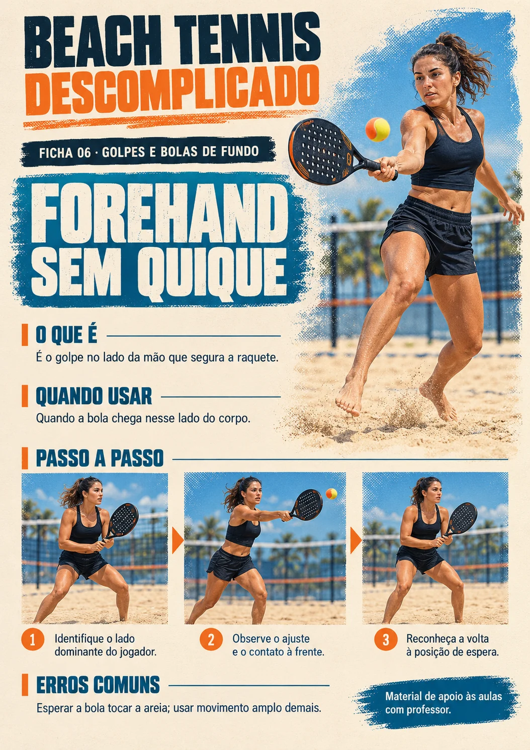 Forehand sem quique
